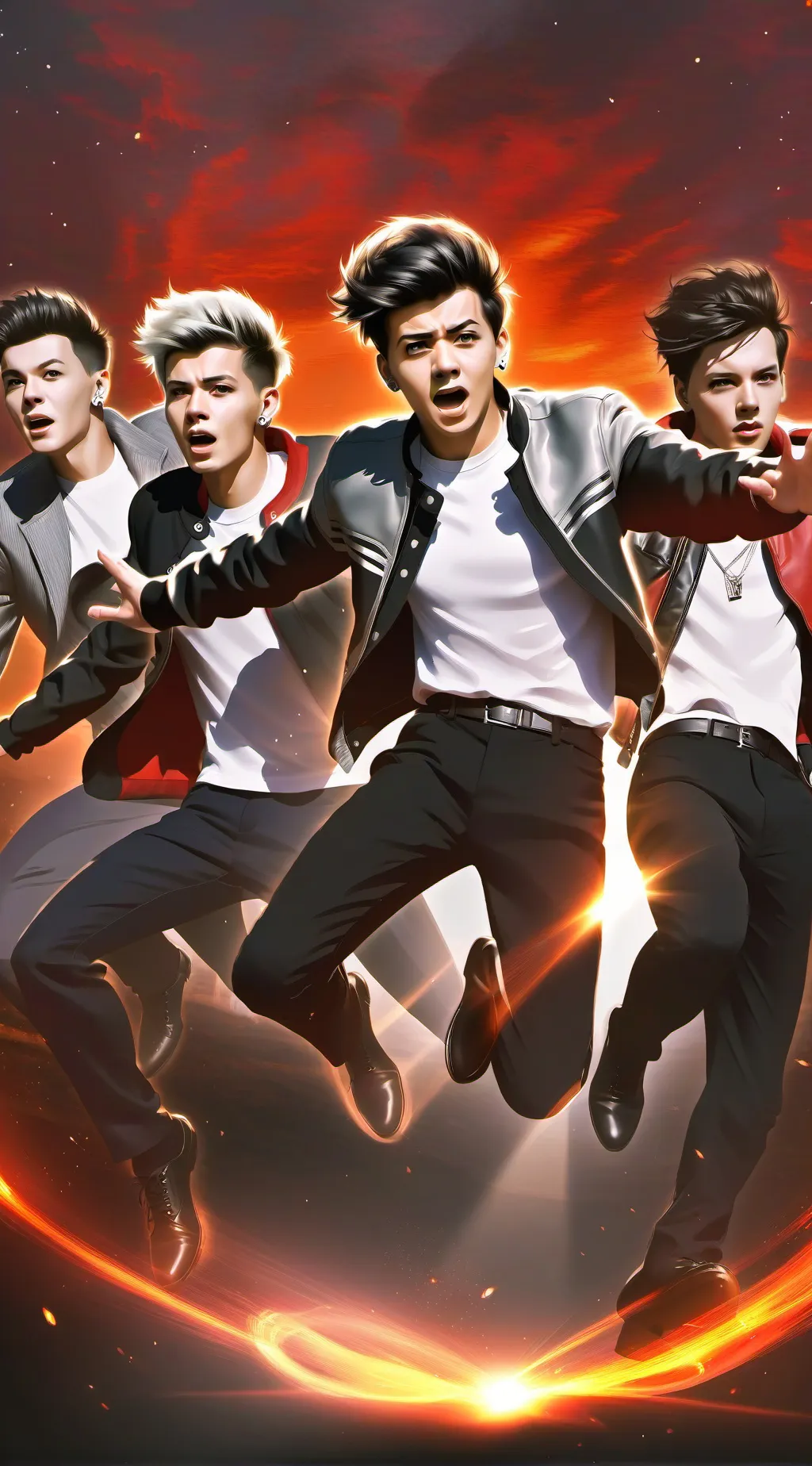 ai character: one direction  background