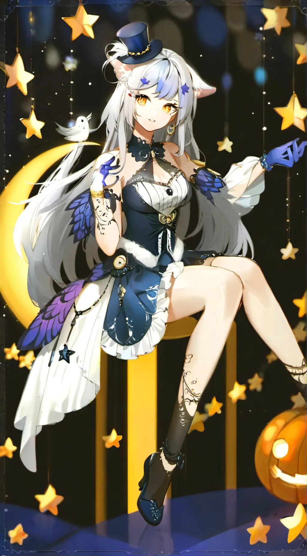 ai character: Moonlight Cookie background