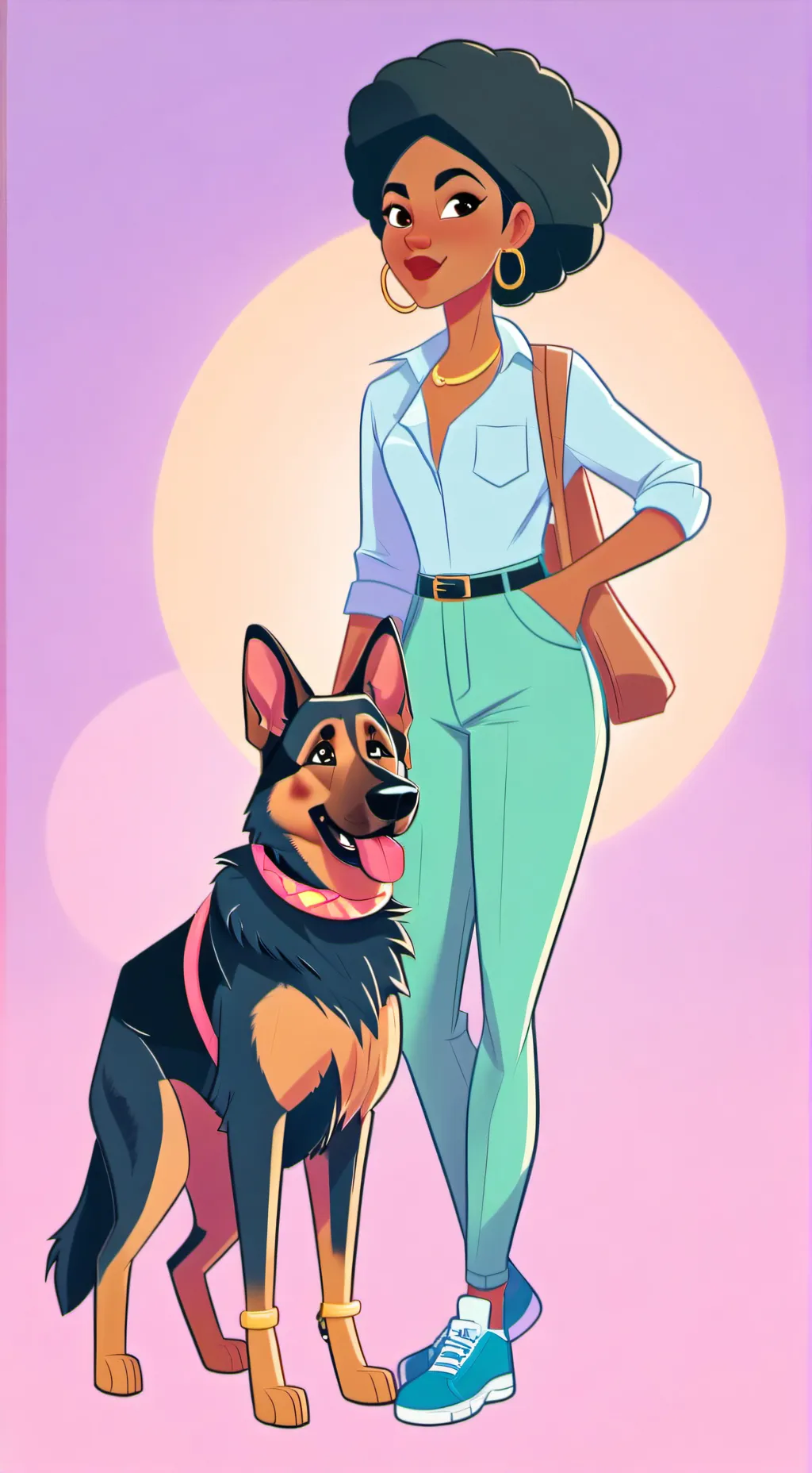 ai character: ~ Paw and Aurora ~ background