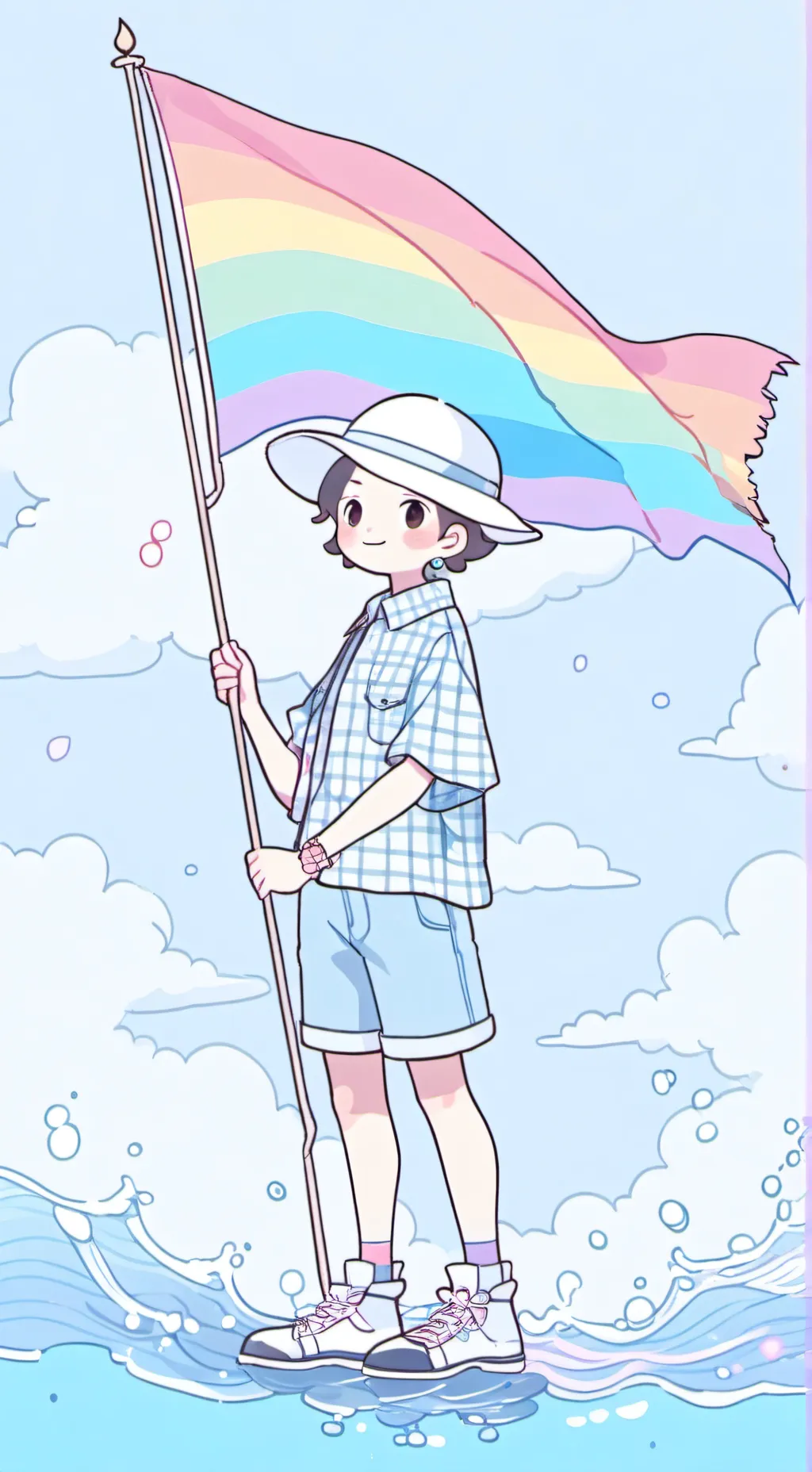 ai character: Gay test background