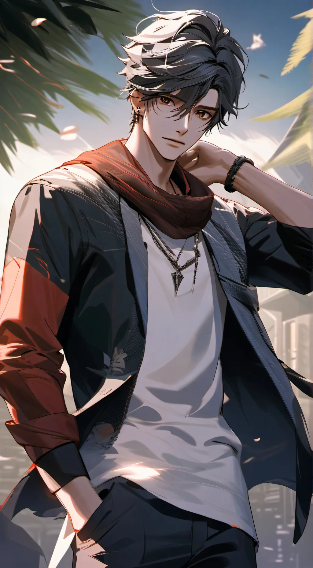 ai character: Natan  background