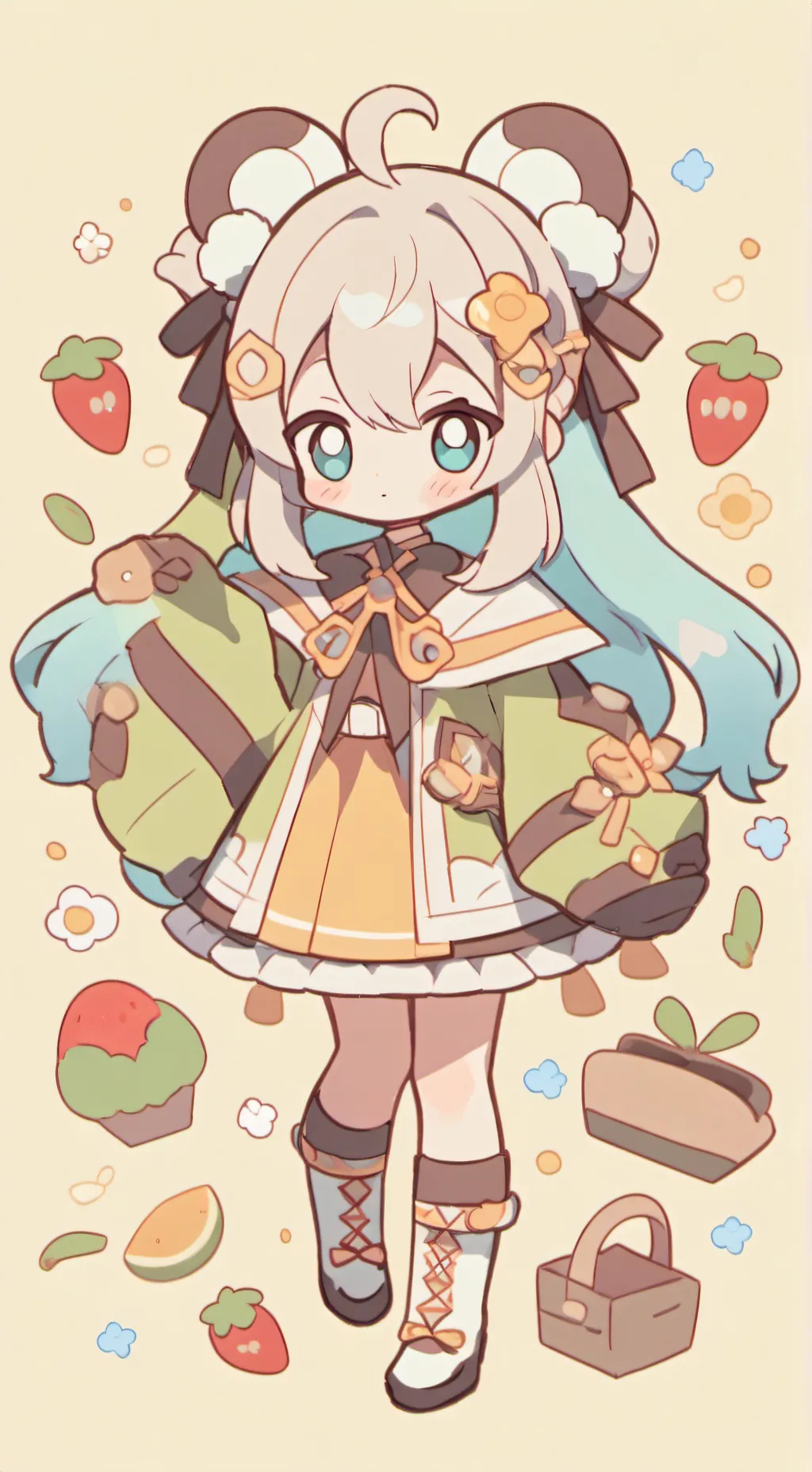 ai character: vee background