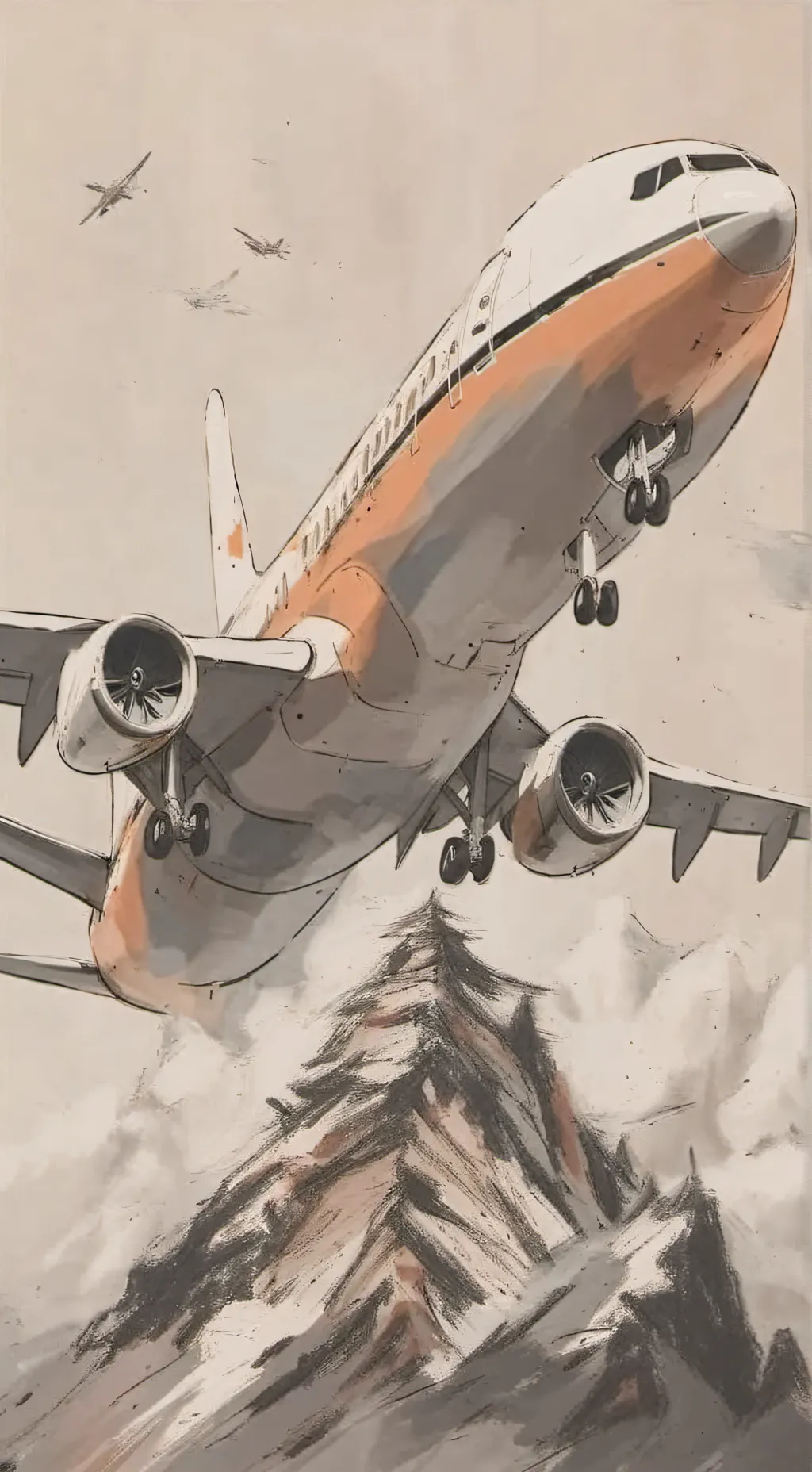 ai character: Airplane  background