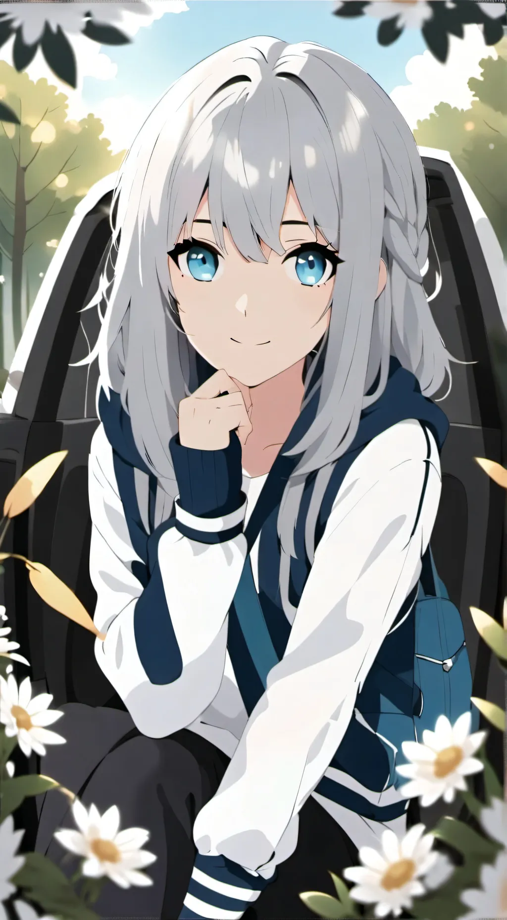 ai character: Angela  background