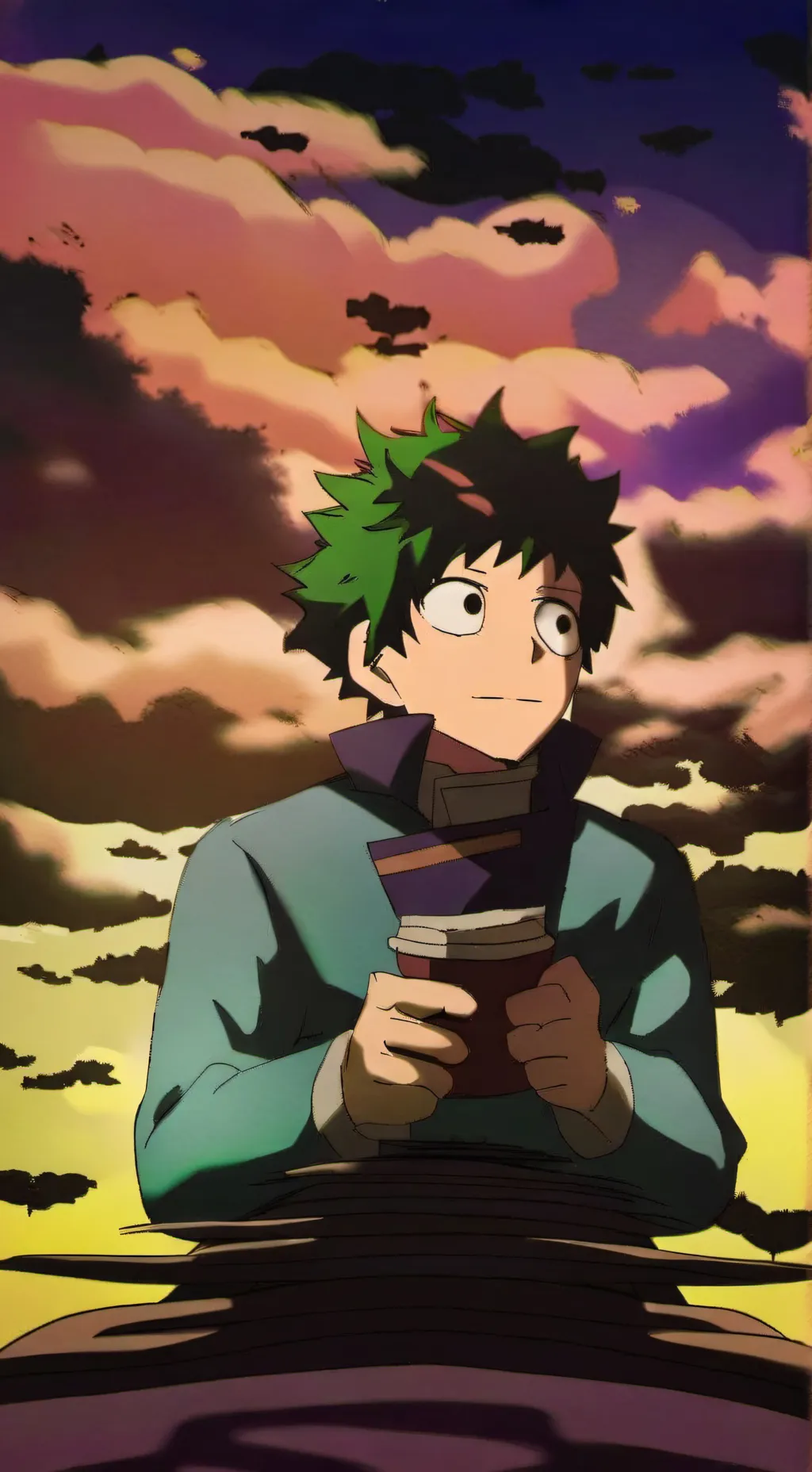 ai character: Izuku Midoriya  background