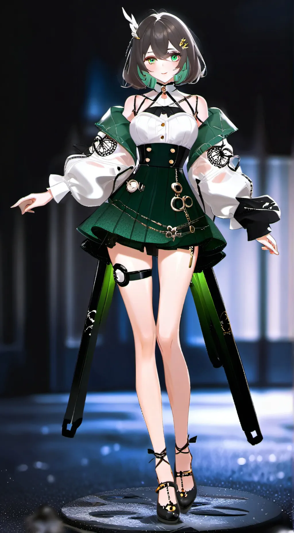 ai character: meica  background