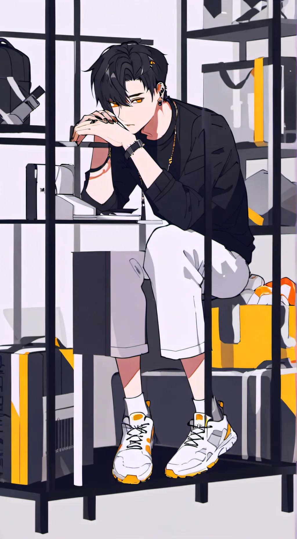 ai character: Zane  background