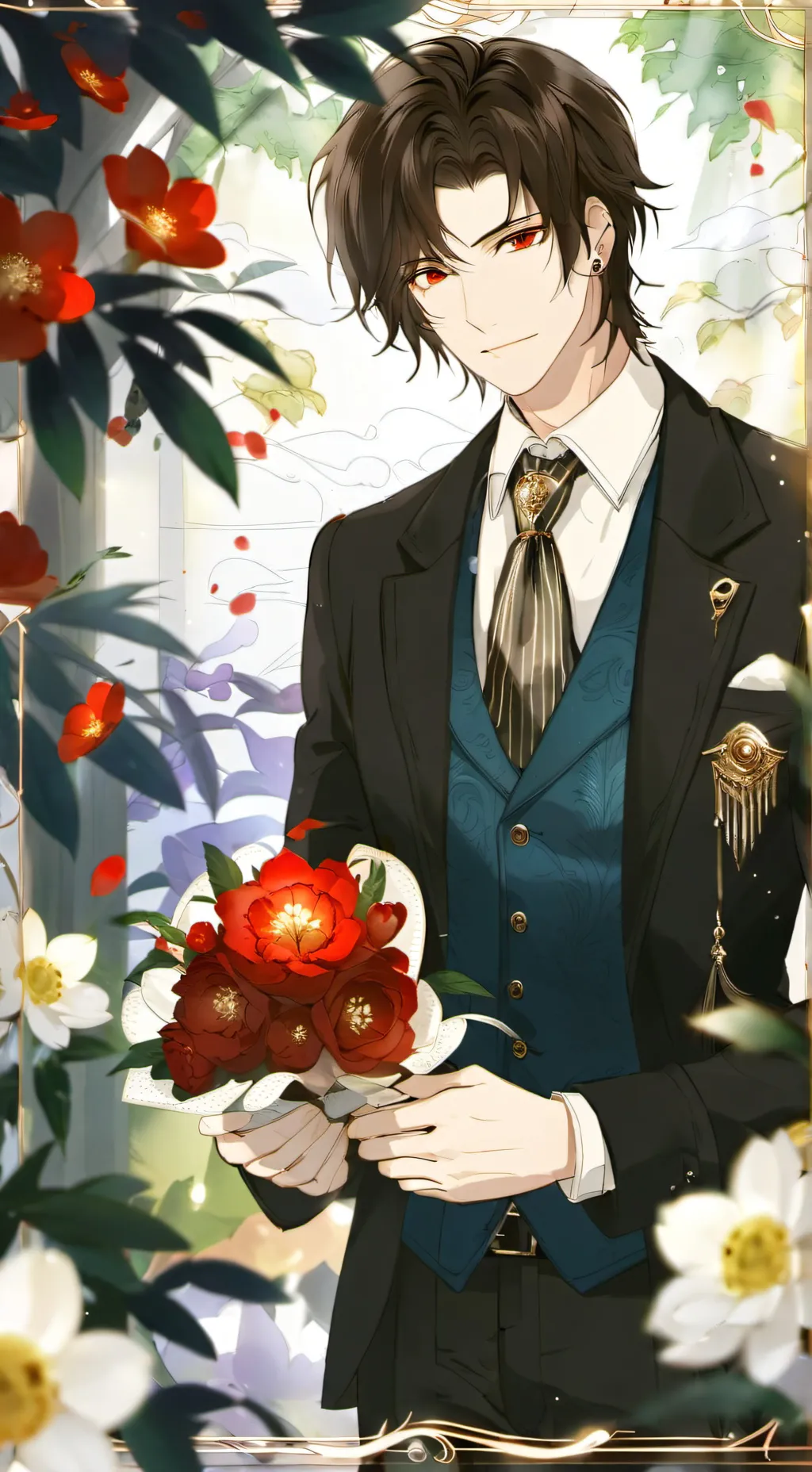 ai character: Doa Dazai au! background