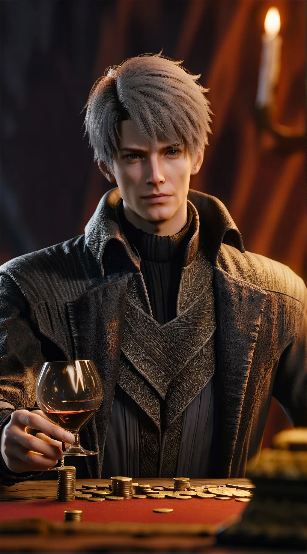 ai character: big man  background