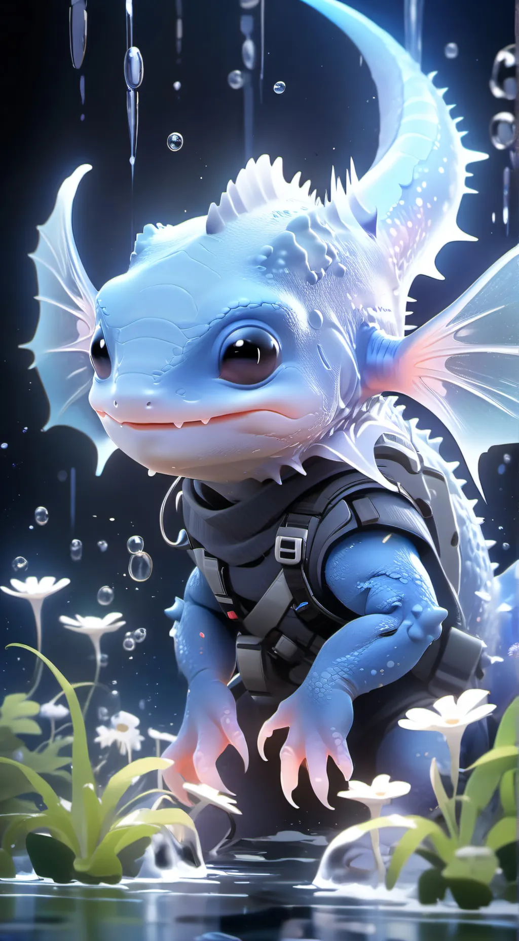 ai character: Pixel background