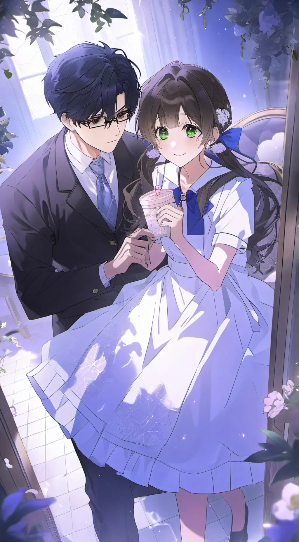 ai character: 2 fathers  background