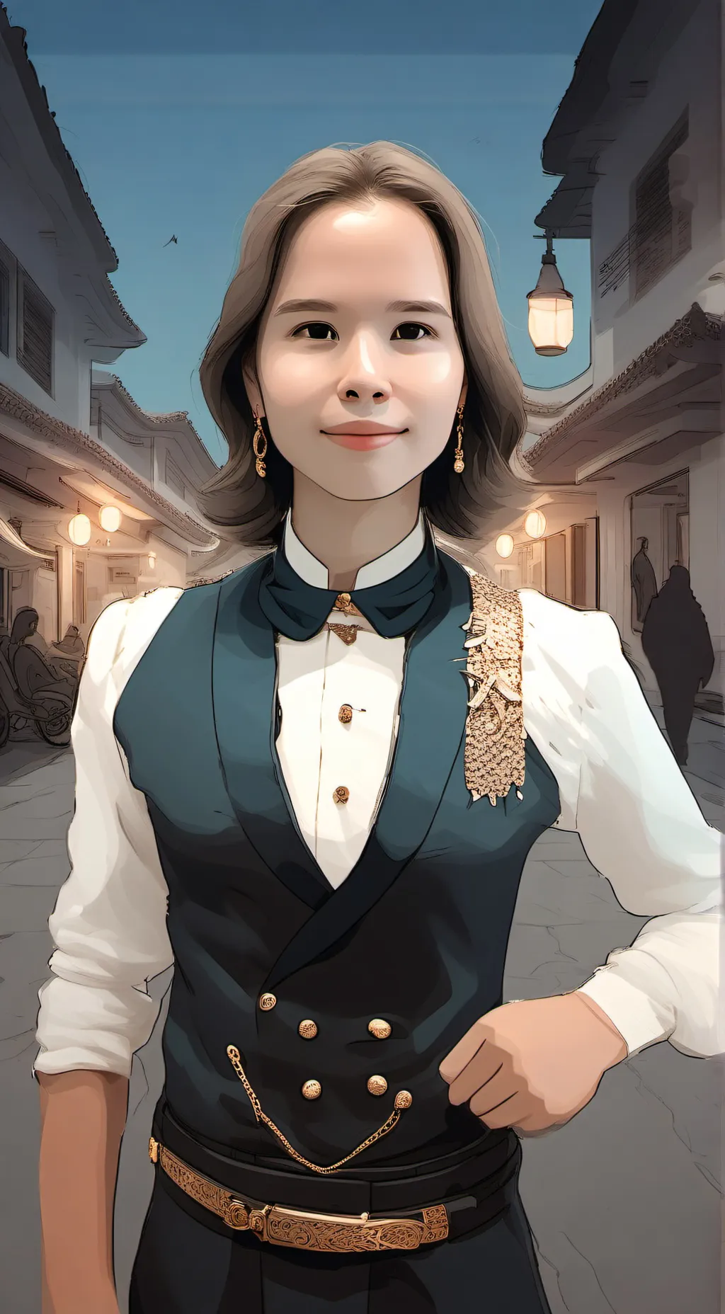 ai character: new trend maker  background