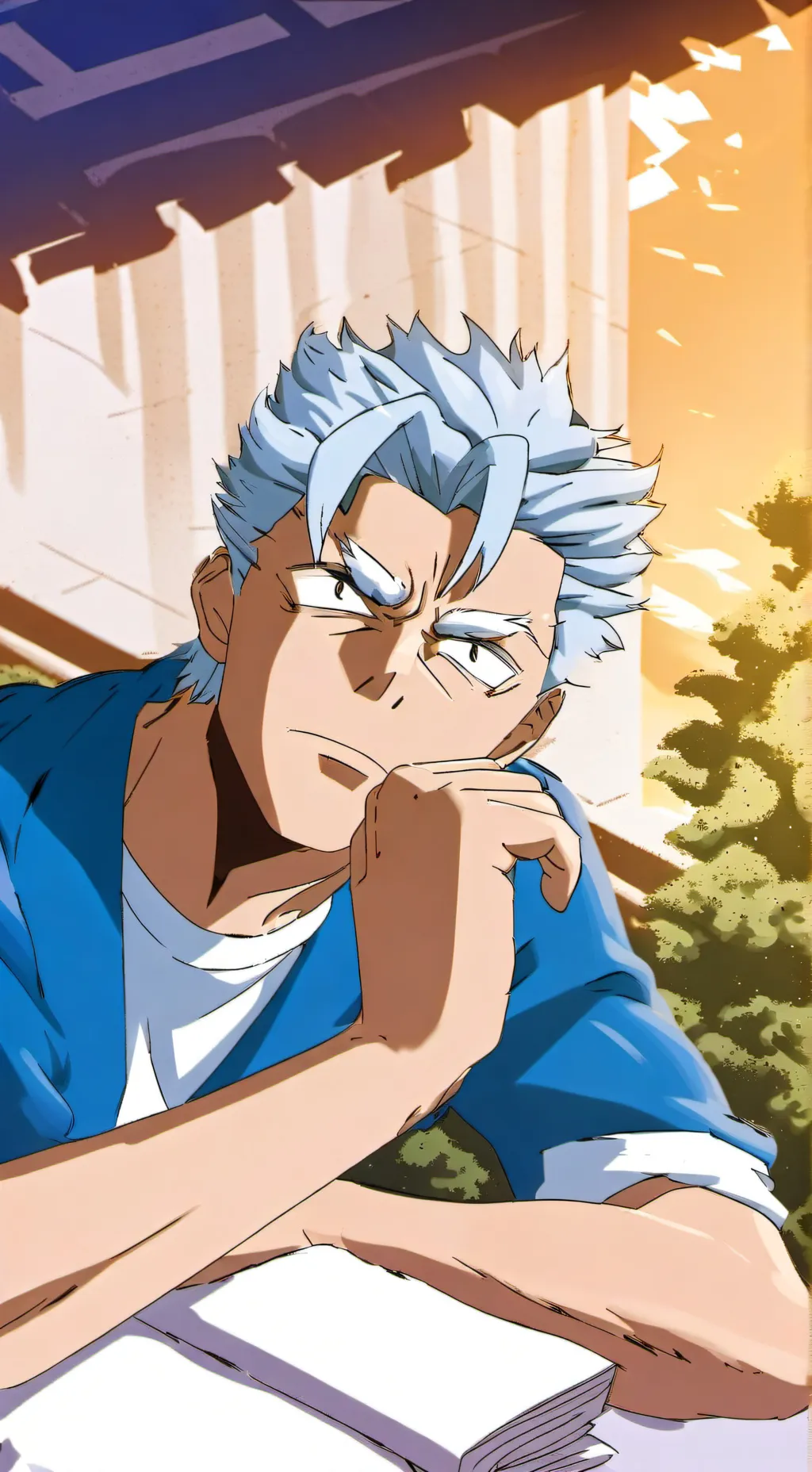 ai character: Tú VS Deku background