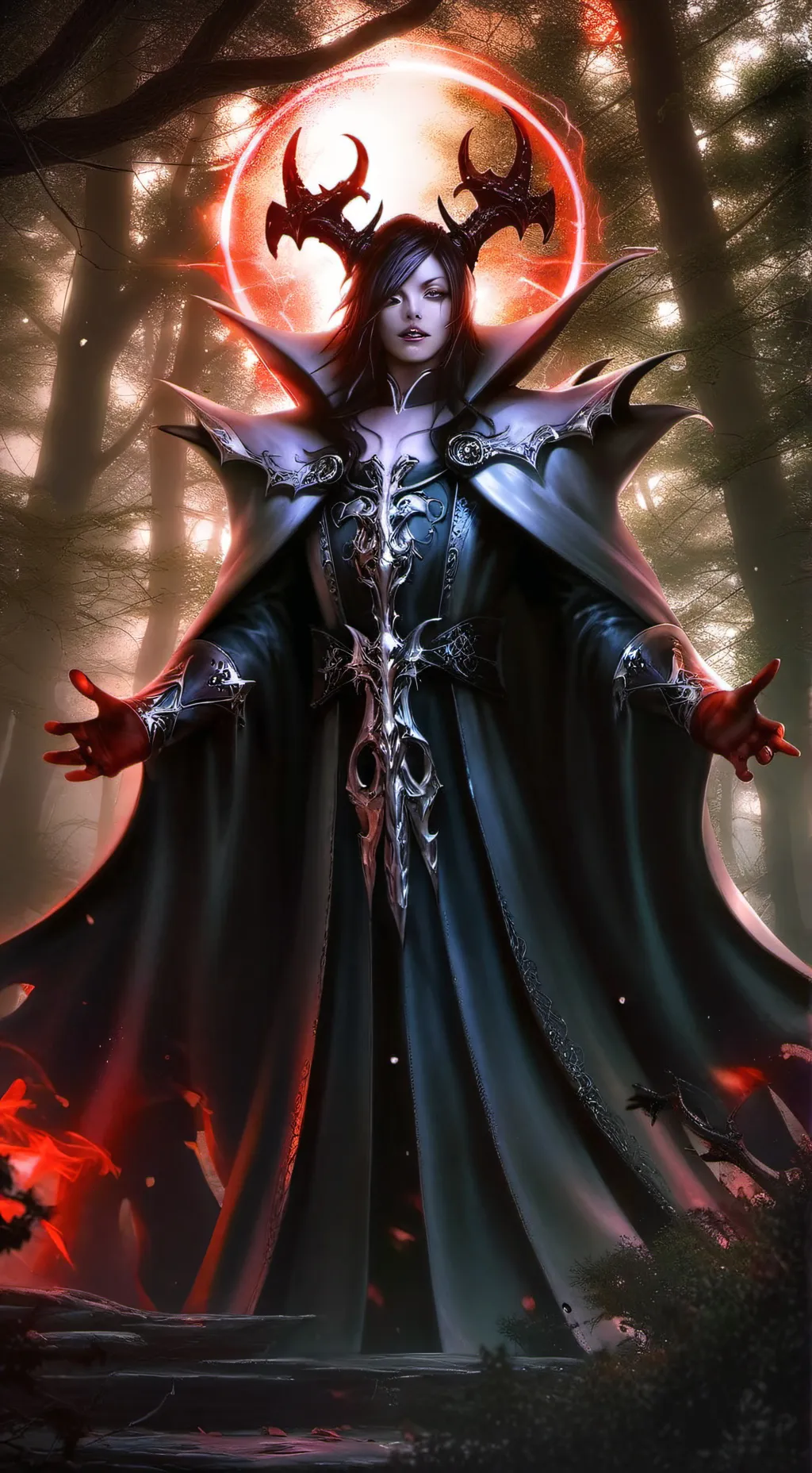 ai character: demon background