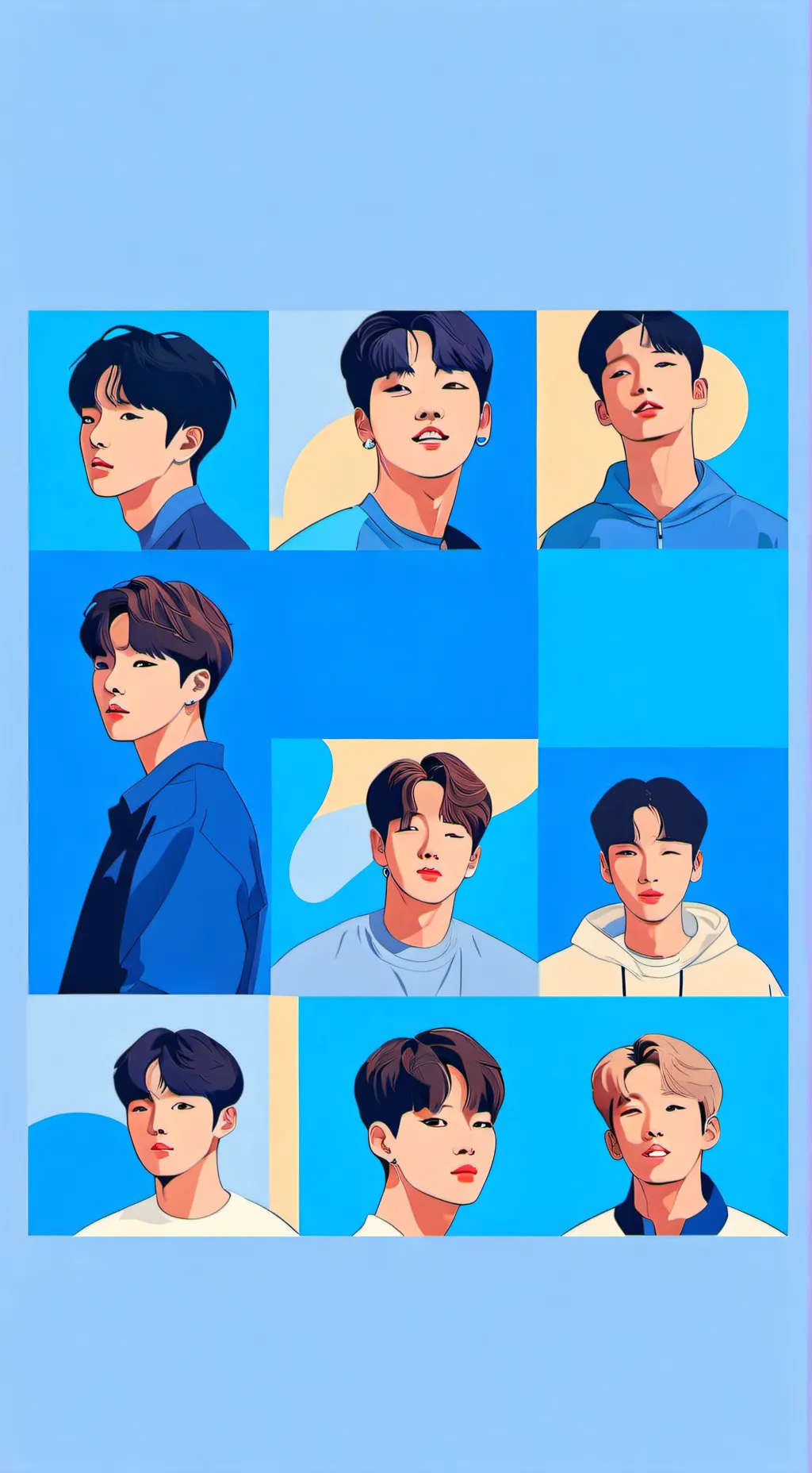 ai character: BTS background