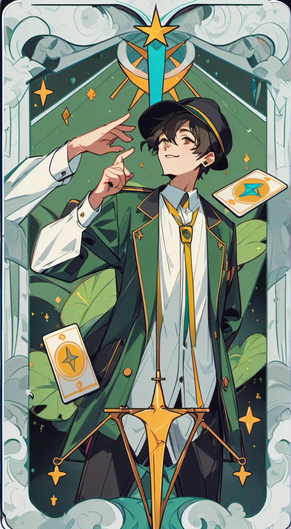 ai character: Mha April fools  background