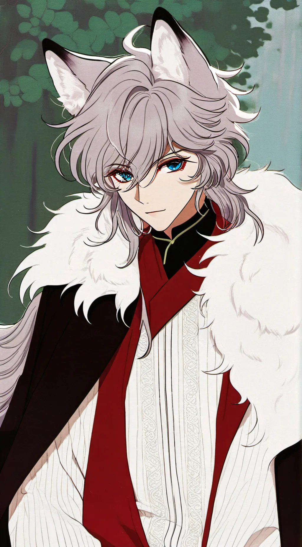 ai character: Oliver  background