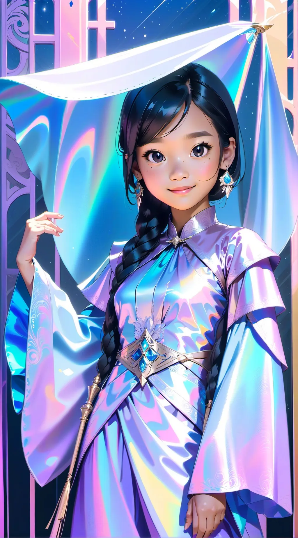 ai character: Mrs gyat background