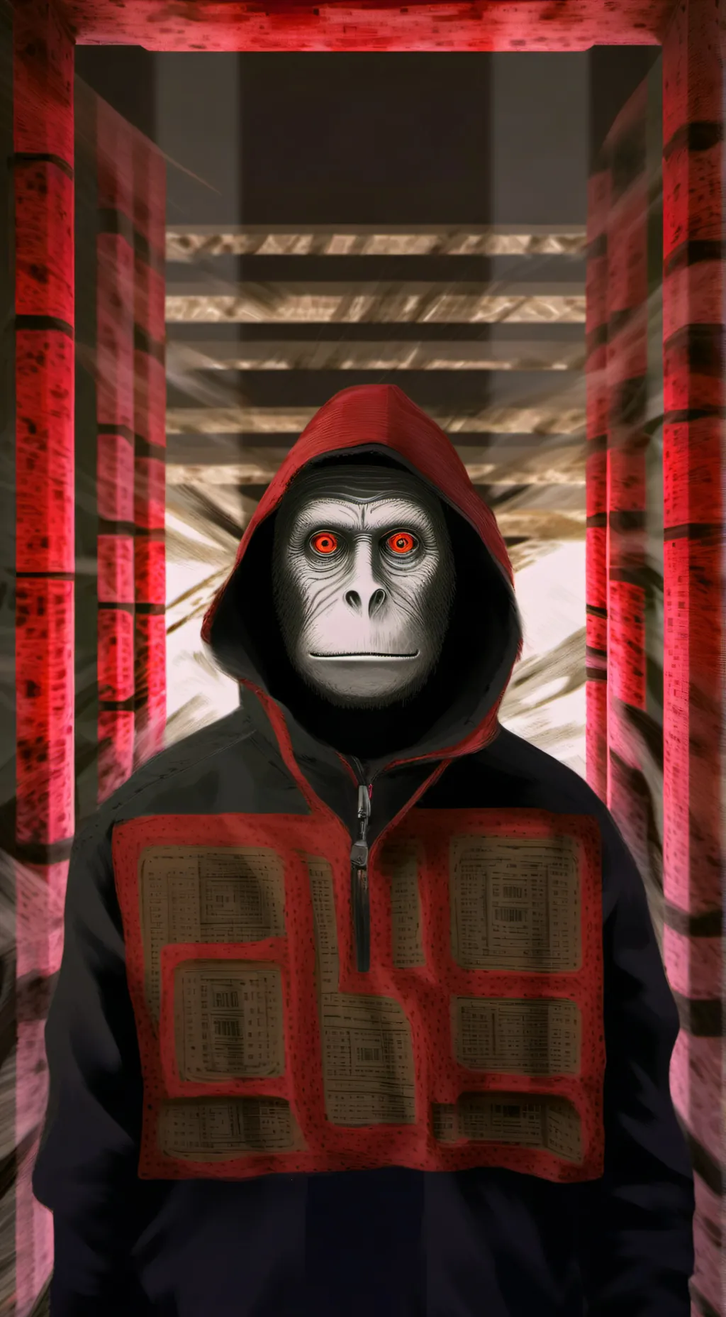 ai character: big scary background