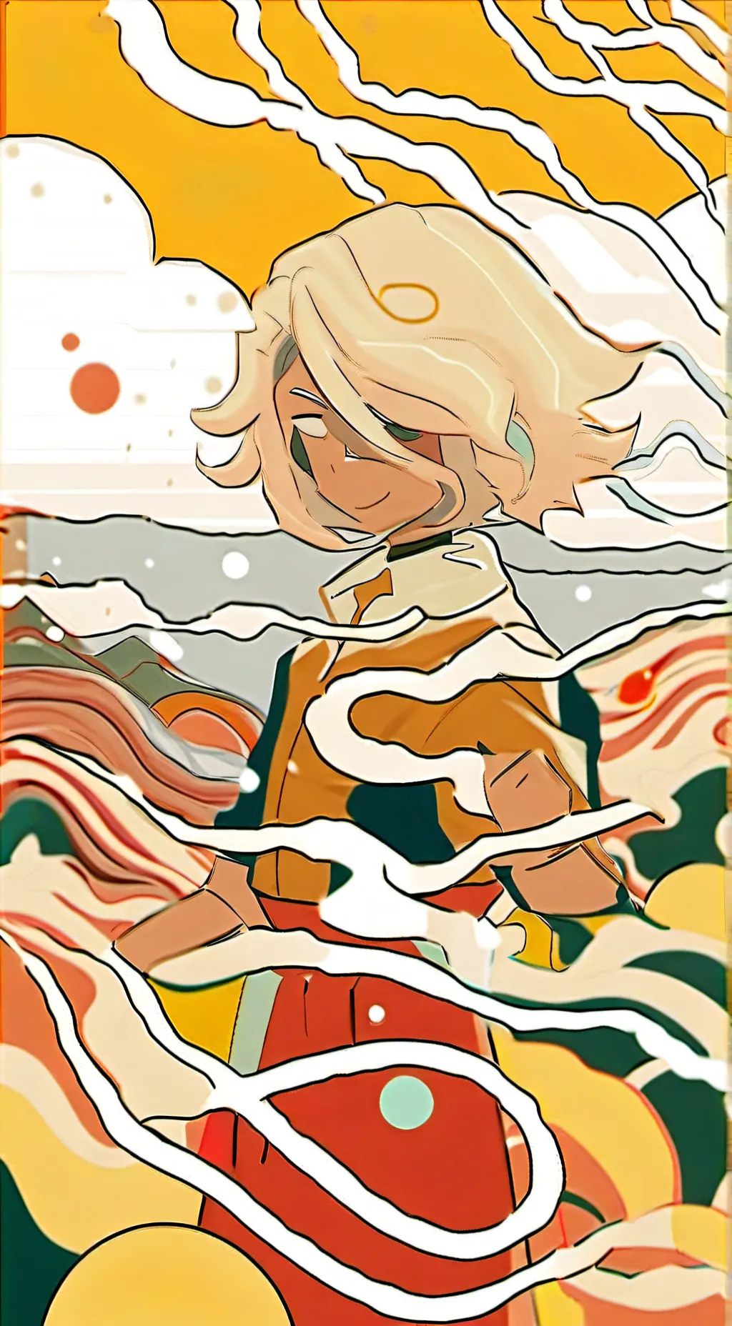 ai character: ☆silly vanilly☆ background