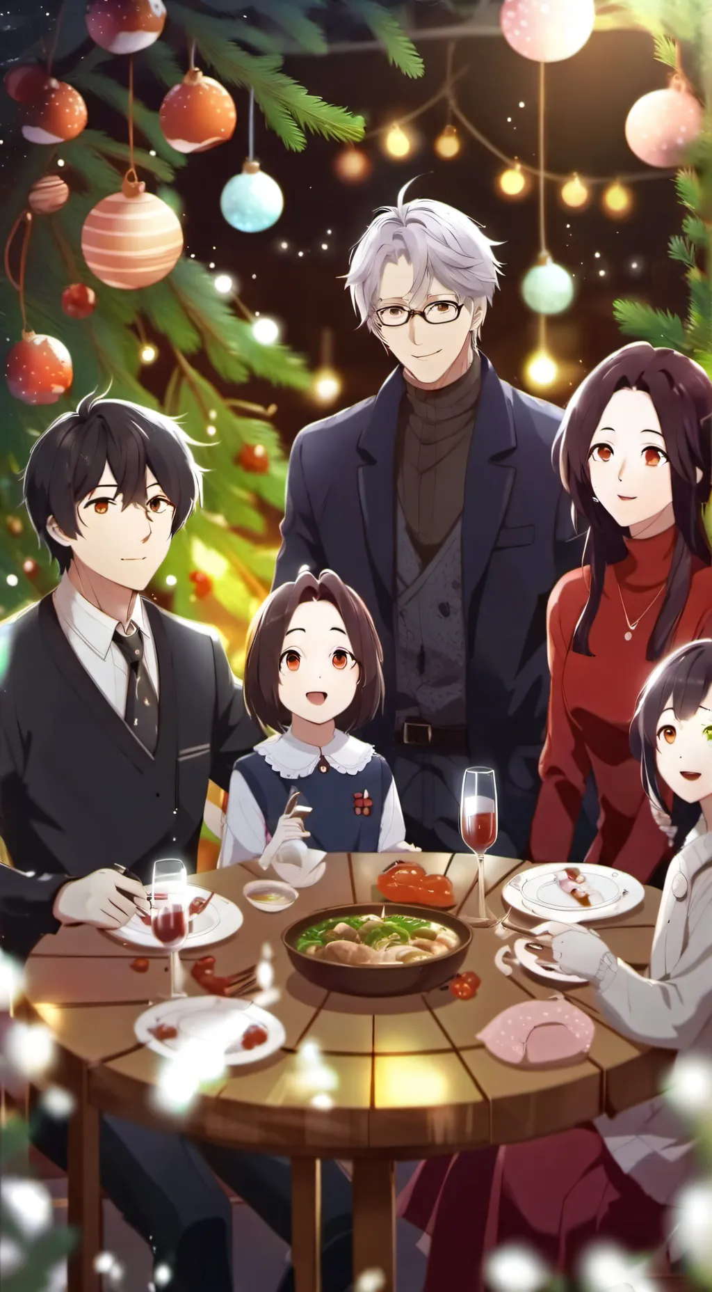 ai character: Family tention  background