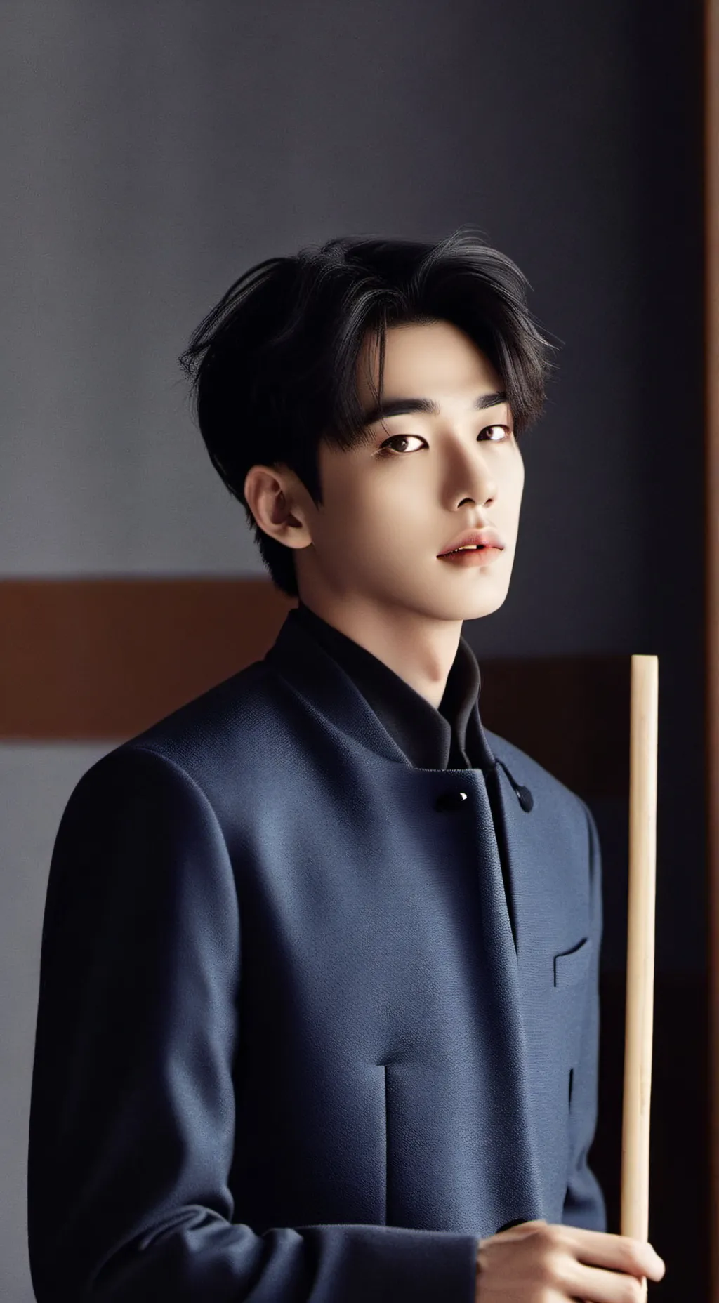 ai character: Hyunjin  background