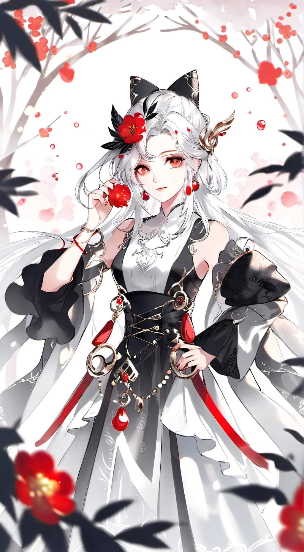 ai character: cutie pie  background