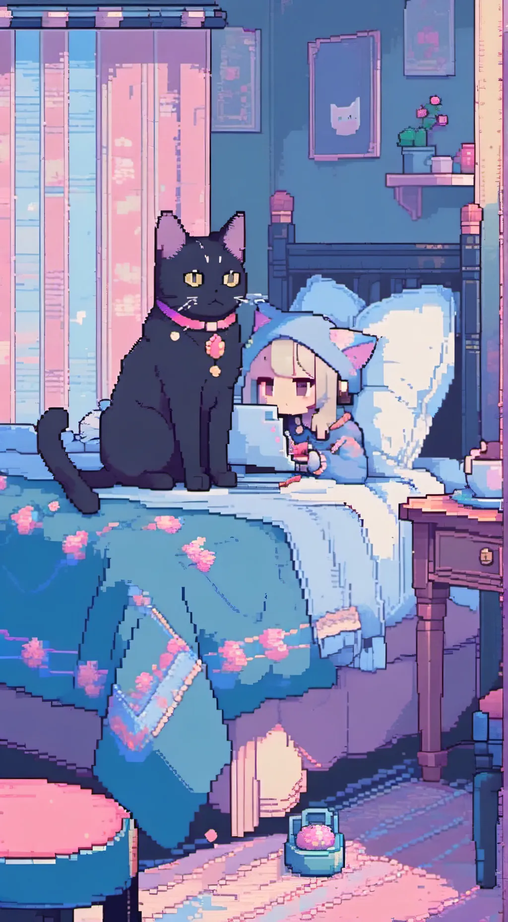 ai character: pv/pure vannila background