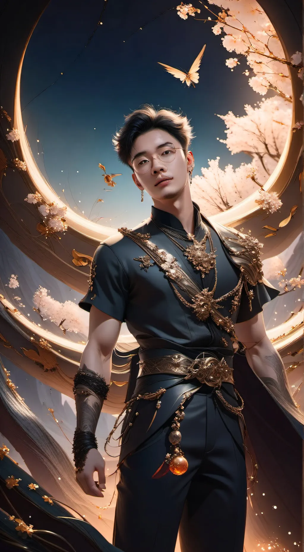 ai character: liam🥴🥴 background