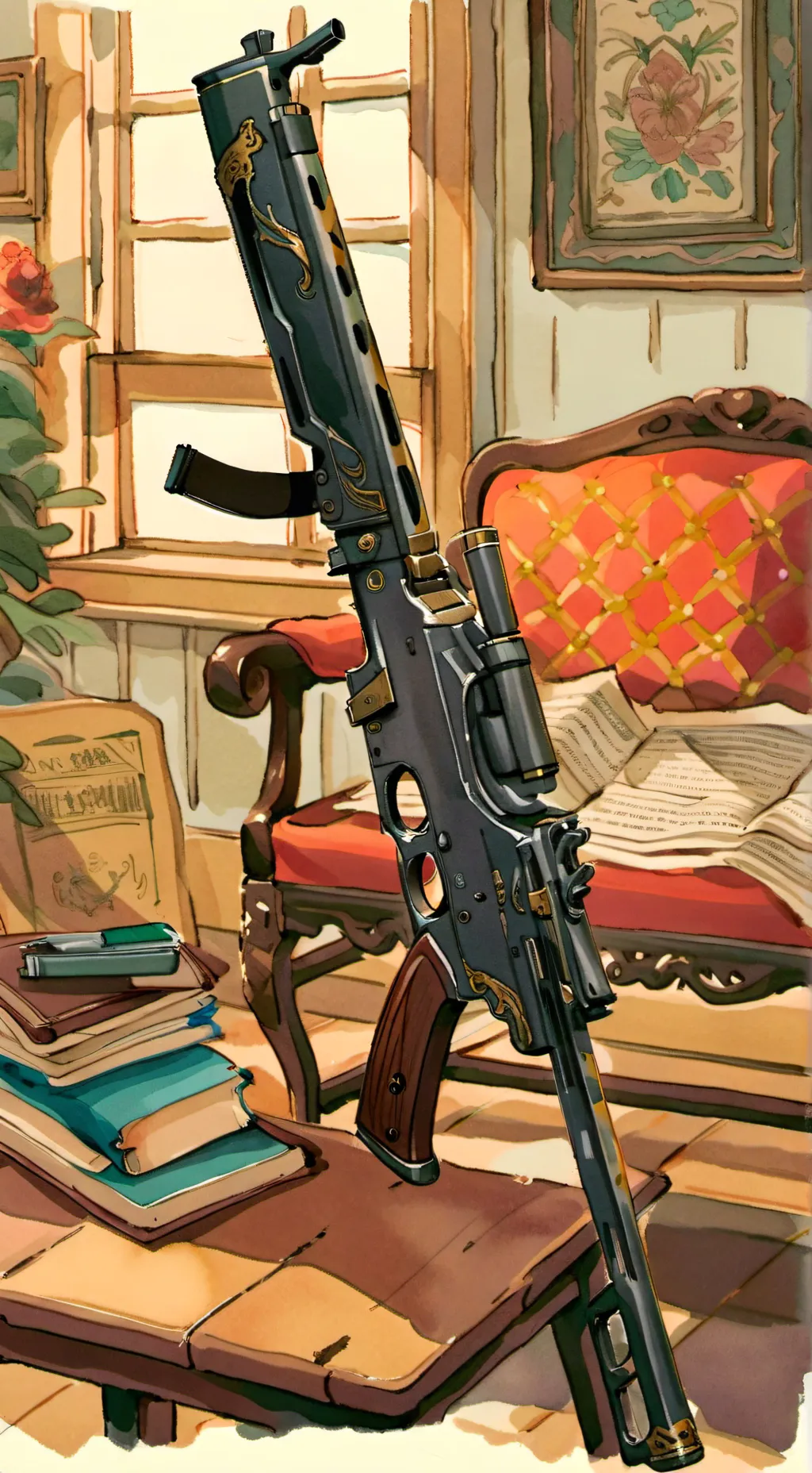 ai character: Murder Drones background