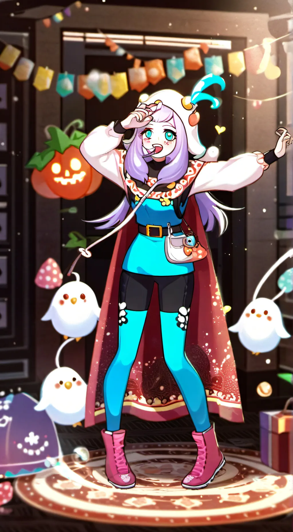 ai character: ROAST A PICKME>:3 background