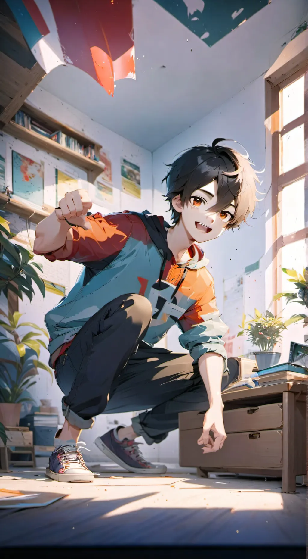 ai character: Sam background