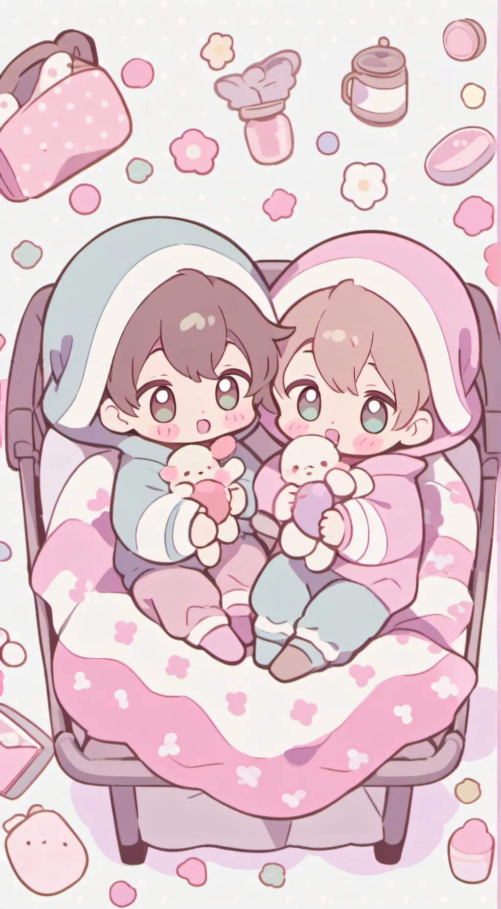 ai character: Bed Babys  background