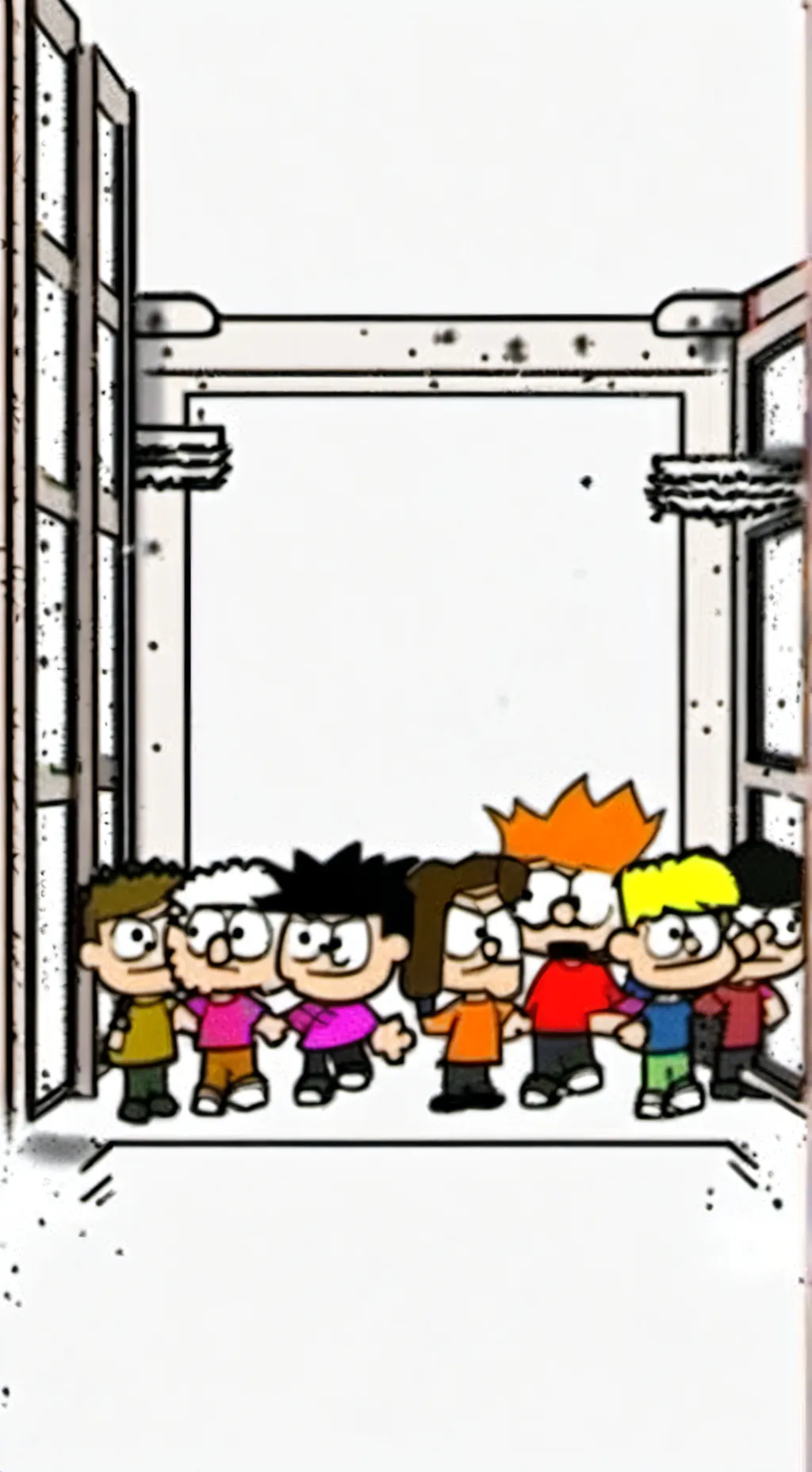 ai character: loud house pibby background