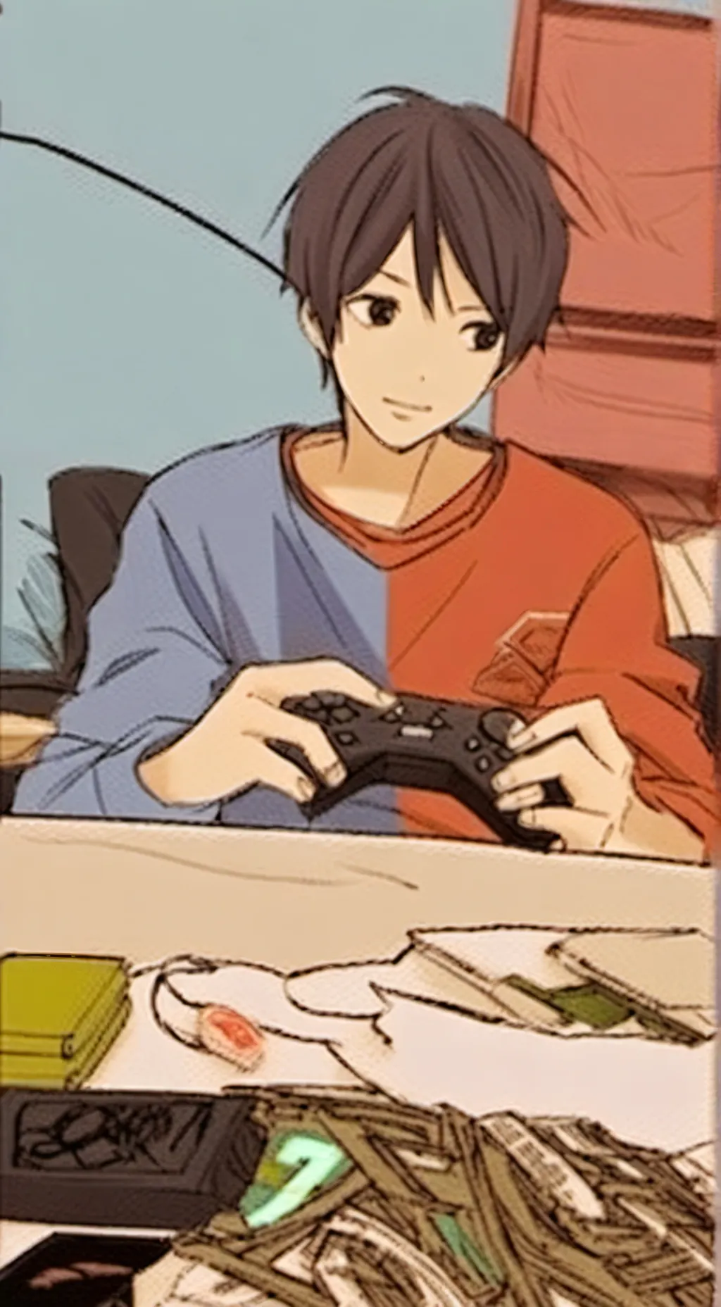 ai character: ᗰᗩ᙭  (𓂂꜆◕⩊◕꜀𓂂) background