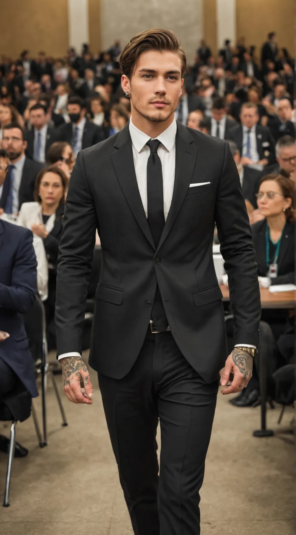 ai character: Dr. Marc Gable  background