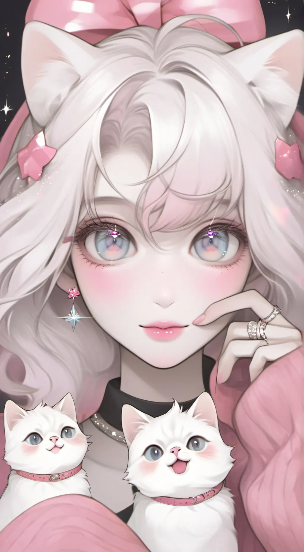 ai character: Pinkle background