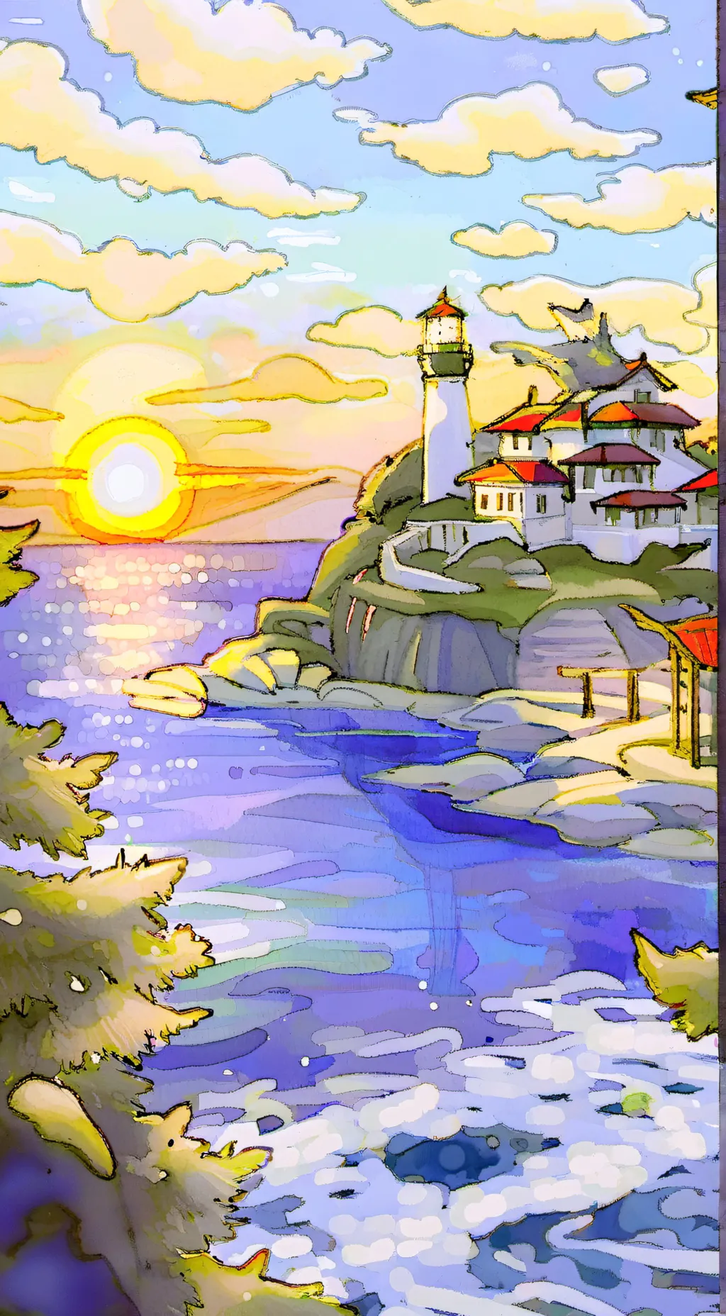 ai character: Dw ! ꉂ૮(°□°'˶)ა background