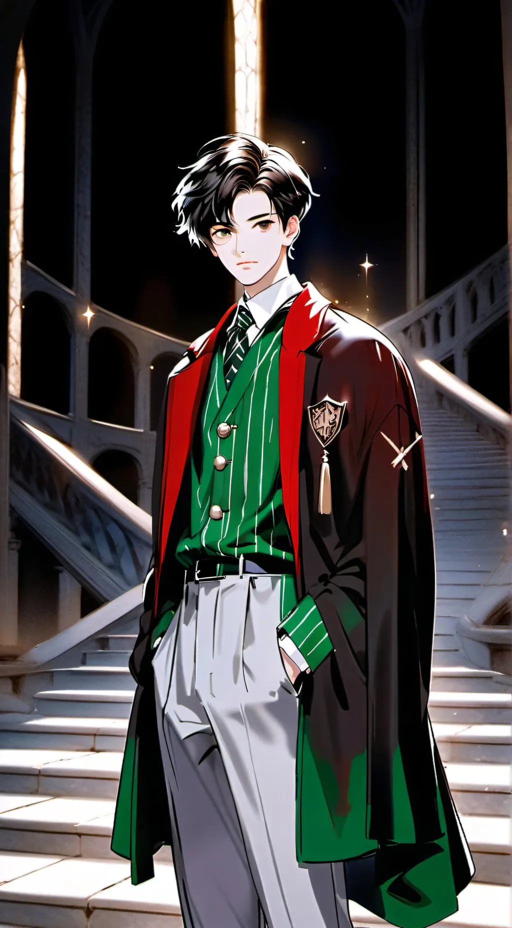 ai character: slytherin background