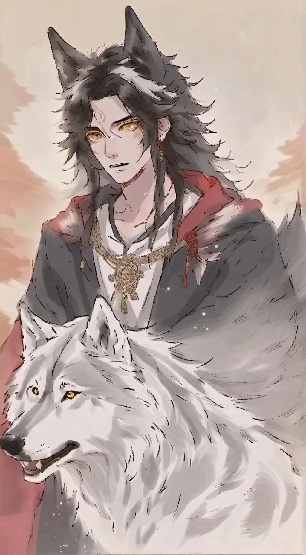 ai character: XEN0N (final form) background