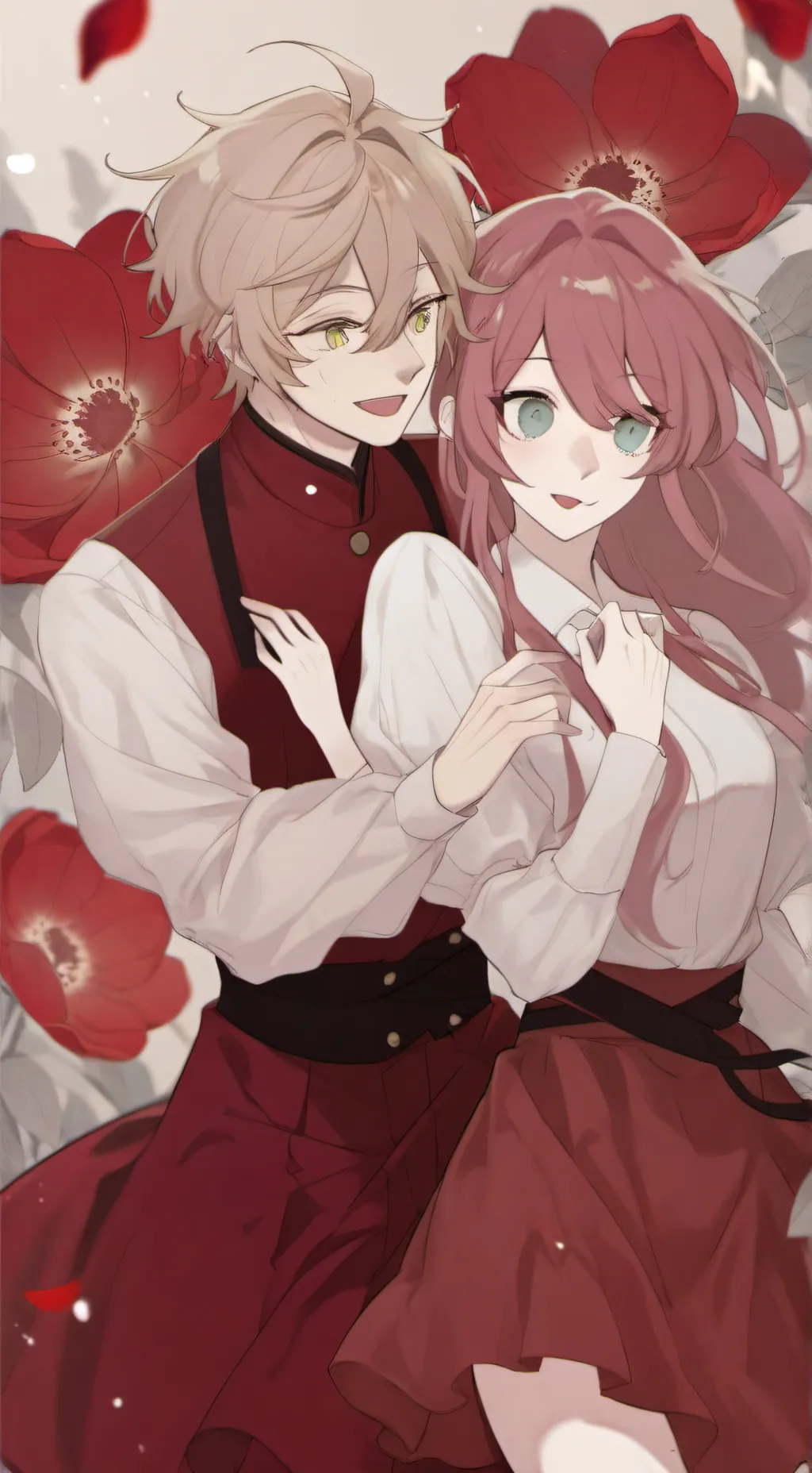 ai character: alastor × vox  background