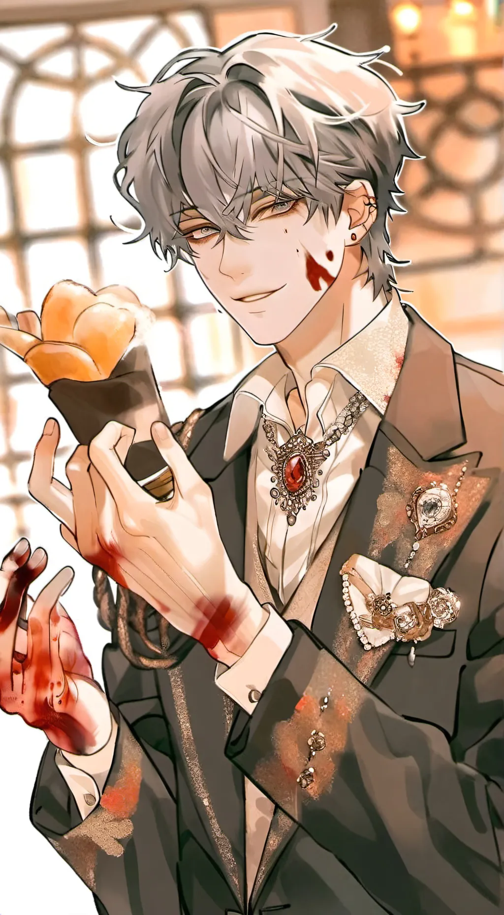 ai character: Storm⚡⚡ background