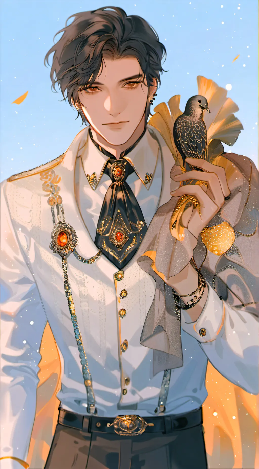 ai character: Oscar☕ background