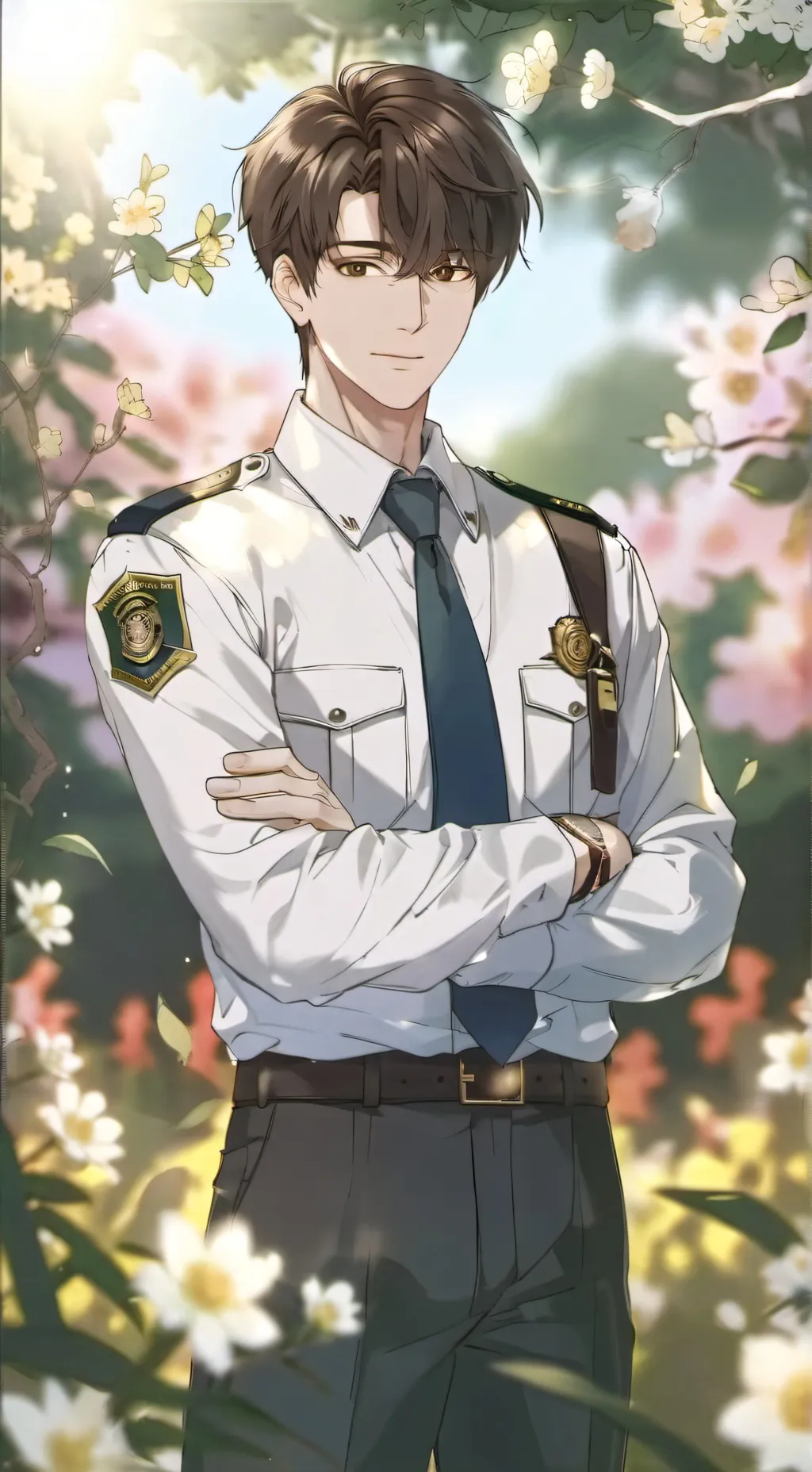 ai character: policeman kay background