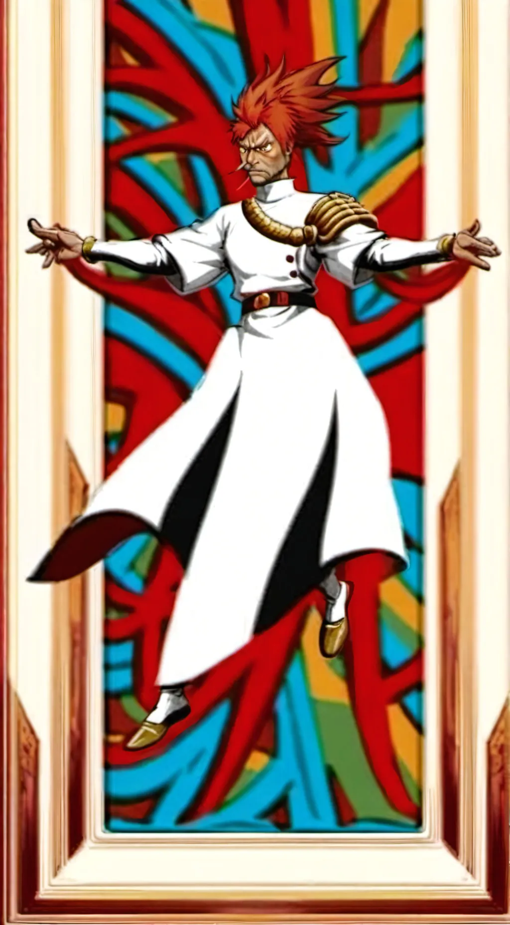 ai character: Rey de la pājā background