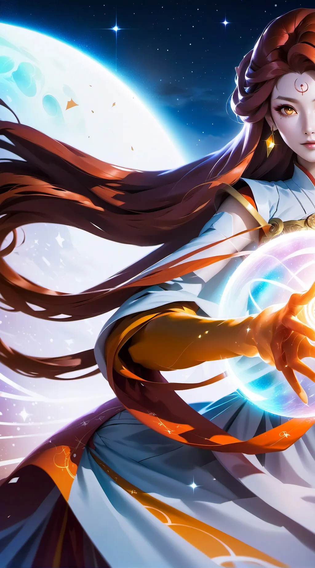 ai character: Luna Esfera background