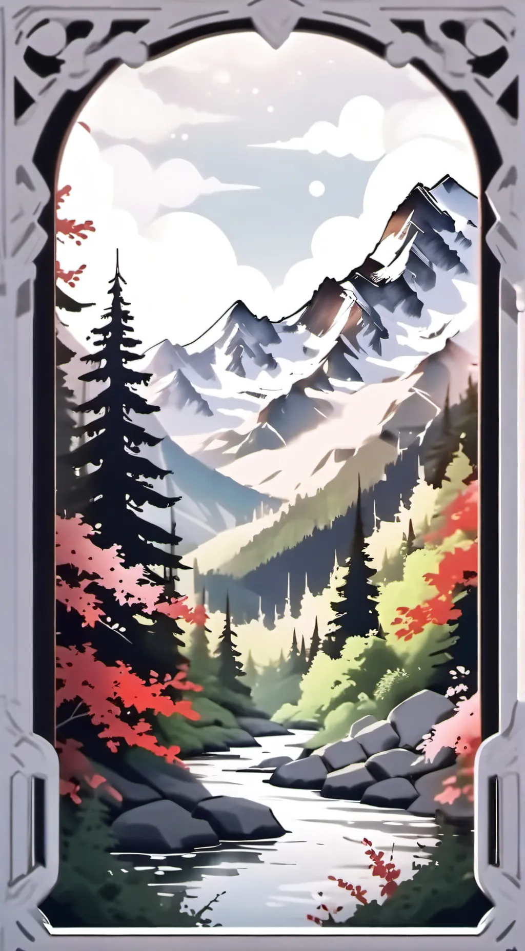 ai character: silent life background