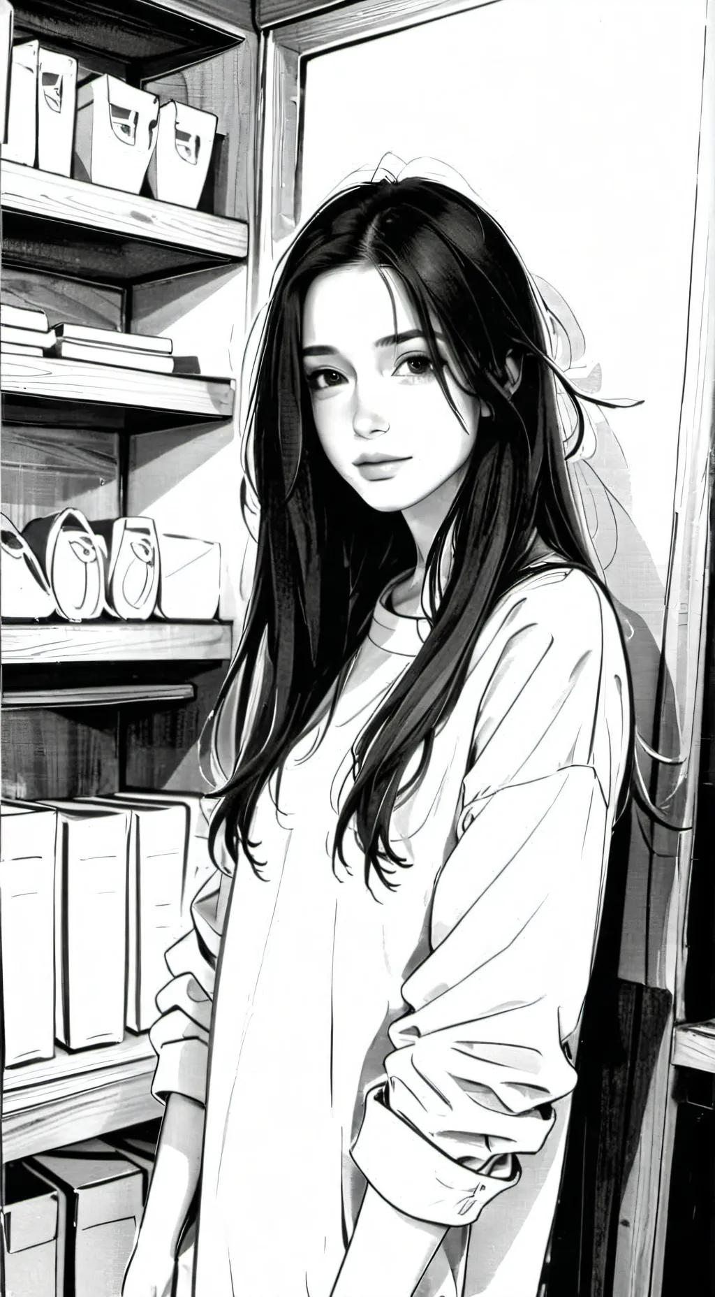 ai character: Вика❤️ background