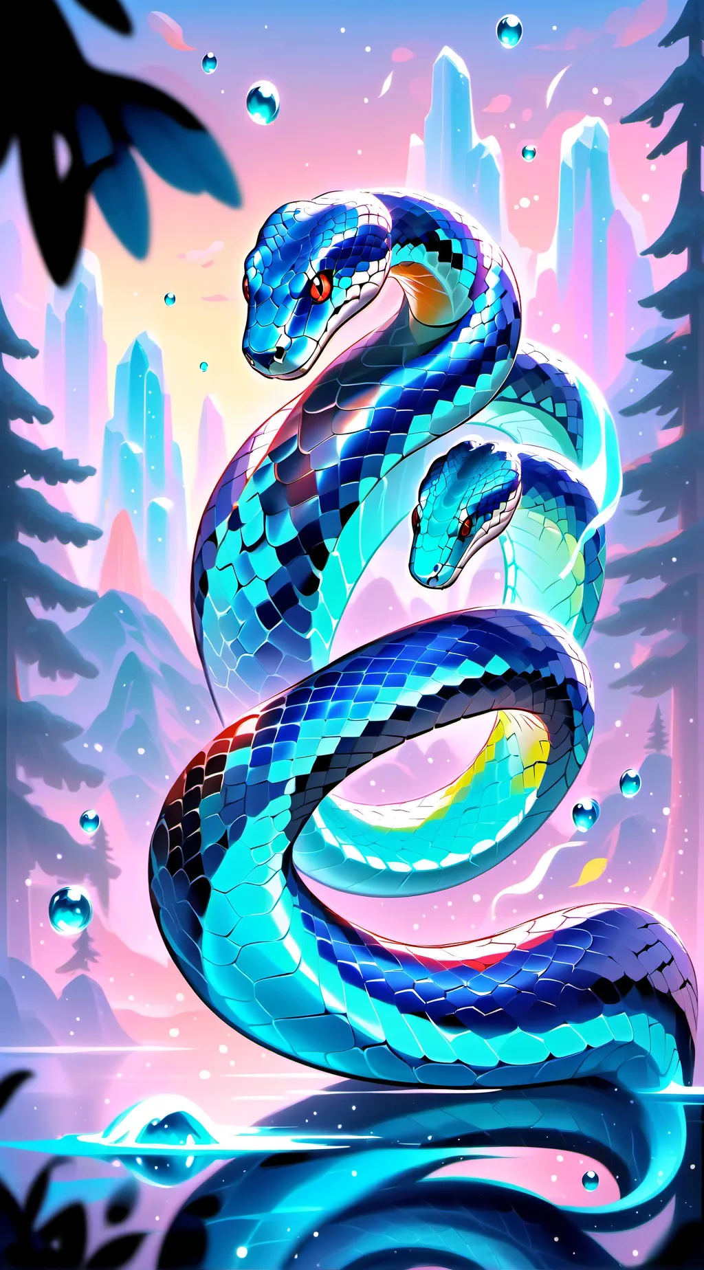 ai character: Percy snake background