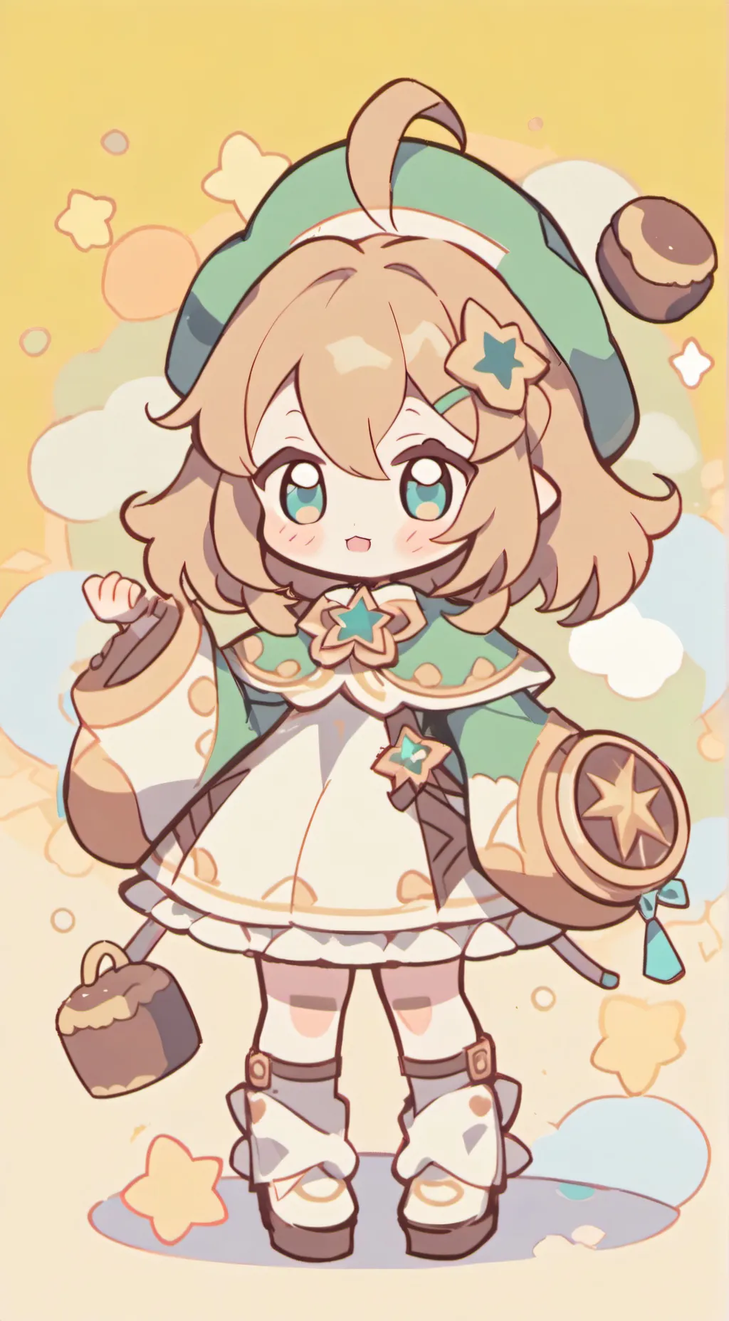 ai character: COOKIE RUN KINGDOM background